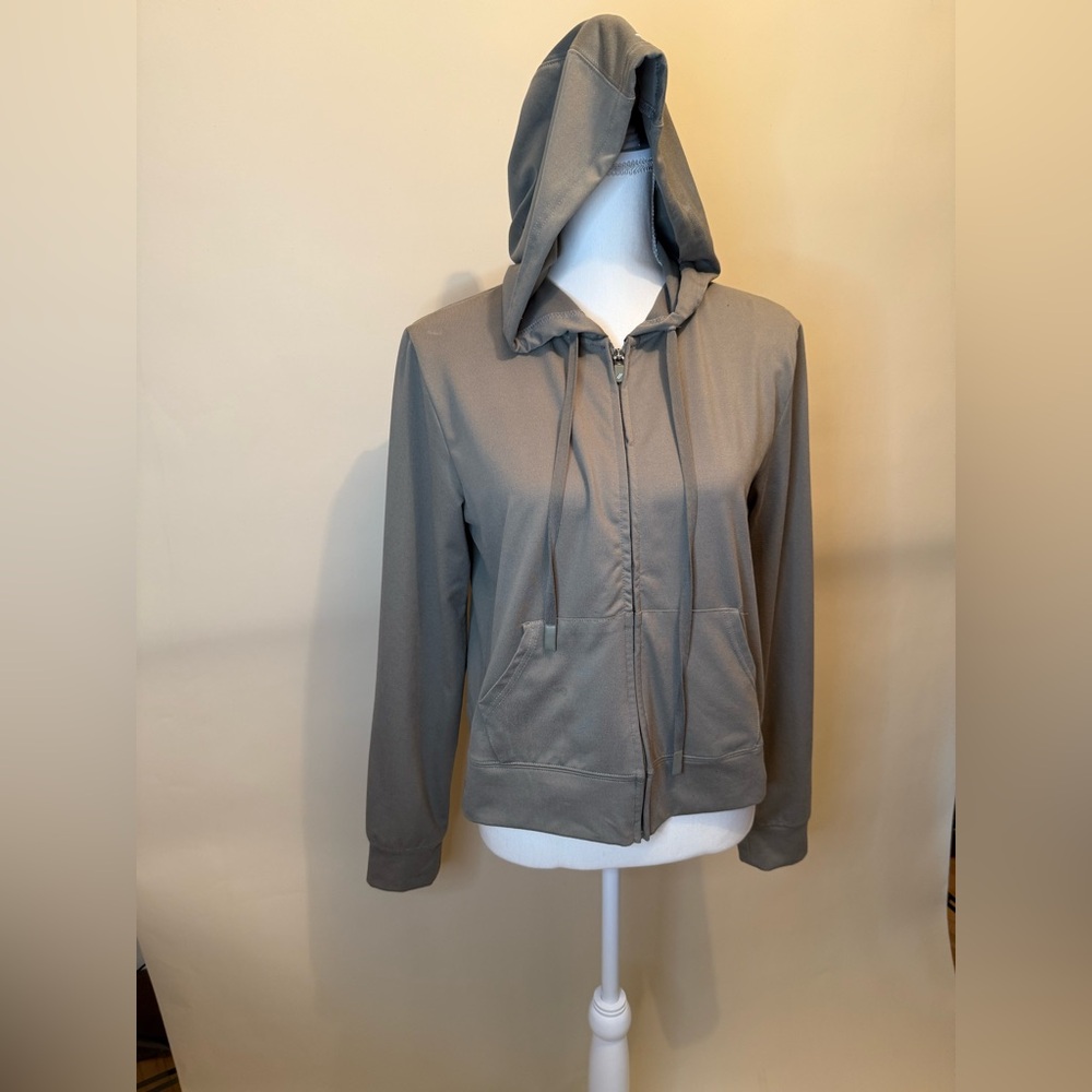 Gray Women's Hooded Jacket